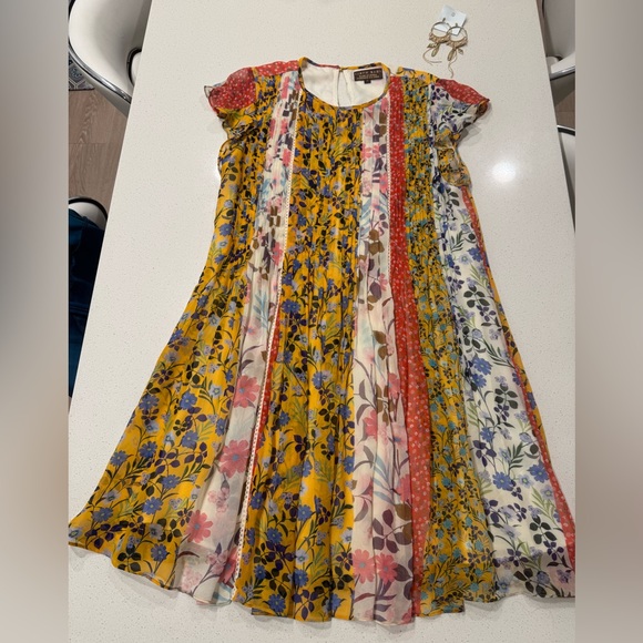 NWOT Varun Bahl Anthropologie Taylor Pintucked Mini Dress, Size: Small - Picture 11 of 12